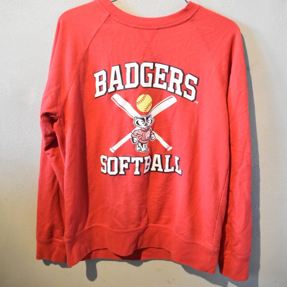 Wisconsin Badgers softball long sleeve shirt